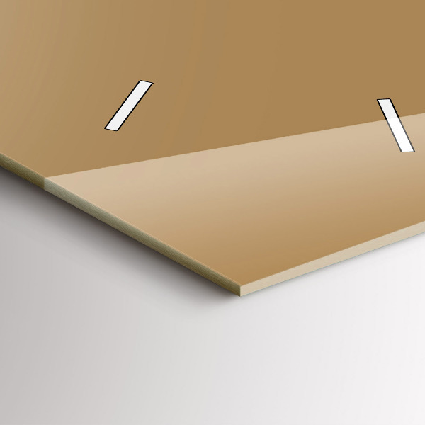 Vertical wall clock Color dark beige