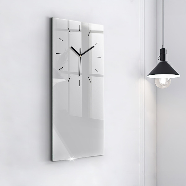 Vertical wall clock Color light gray