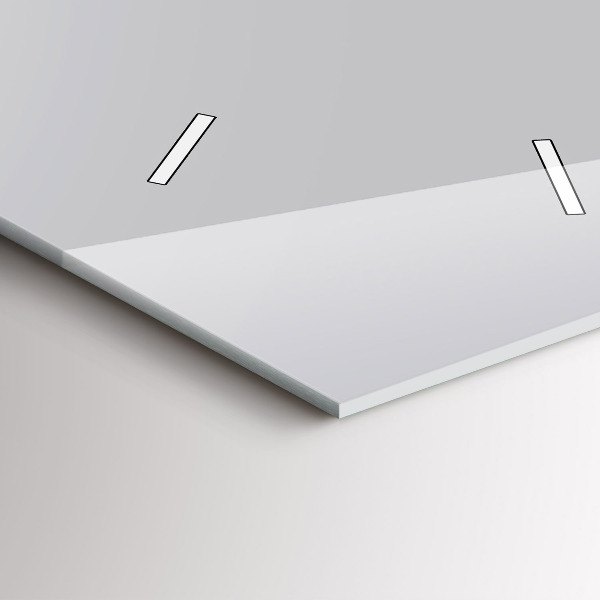 Vertical wall clock Color light gray