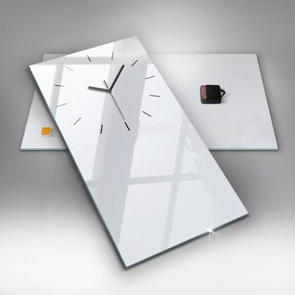 Vertical wall clock Color dark white