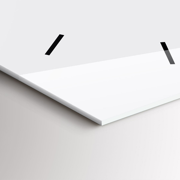 Vertical wall clock Color dark white