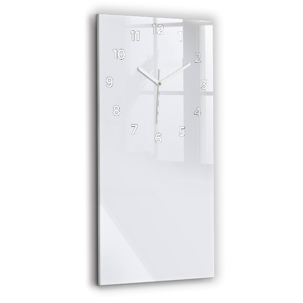 Vertical wall clock Color dark white
