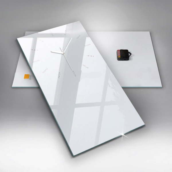 Vertical wall clock Color dark white