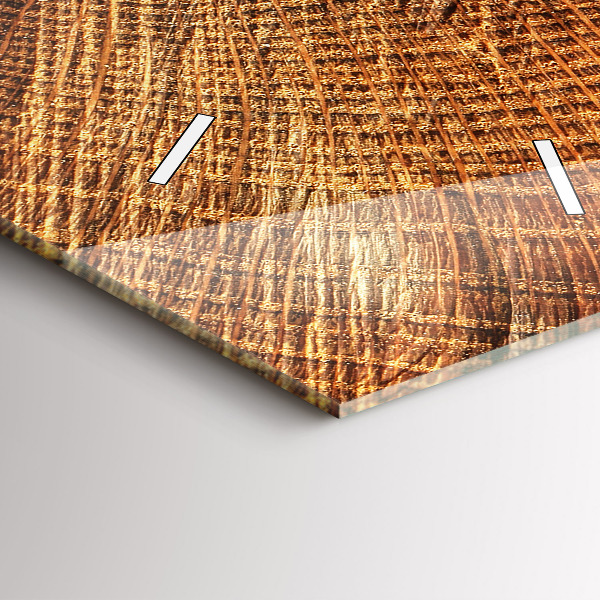 Vertical wall clock Old tree stump