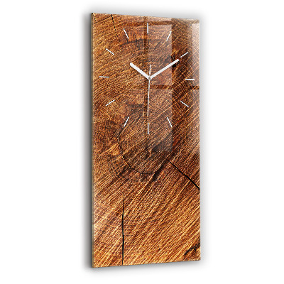 Vertical wall clock Decorative wood