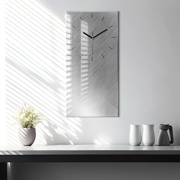 Vertical wall clock Metal wall