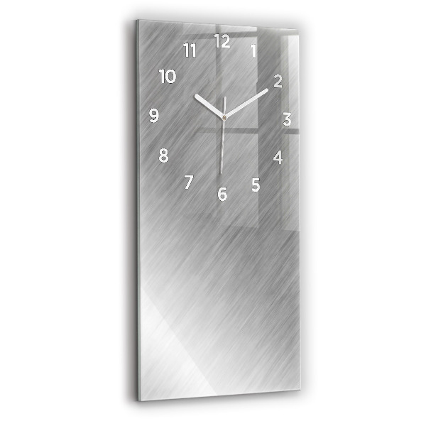 Vertical wall clock Metal wall