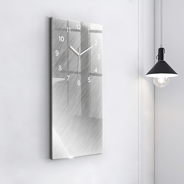Vertical wall clock Metal wall