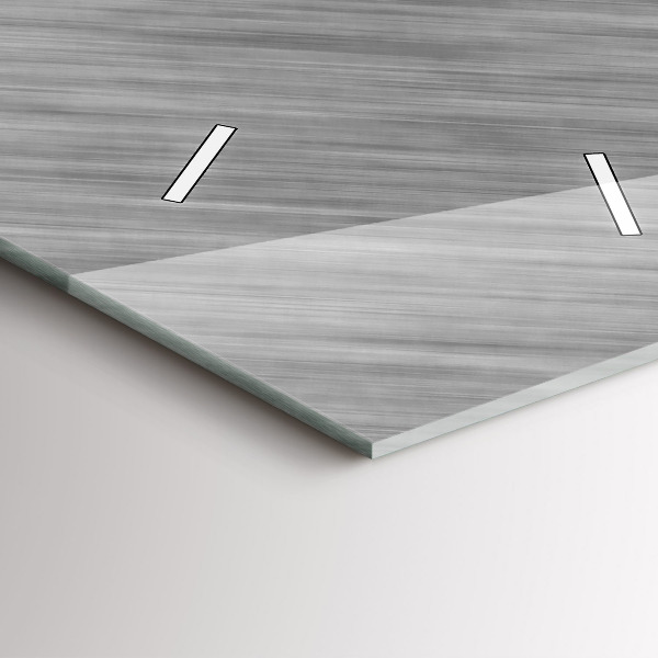 Vertical wall clock Metal wall