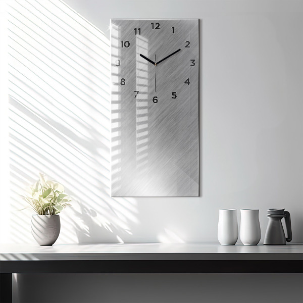 Vertical wall clock Metal wall