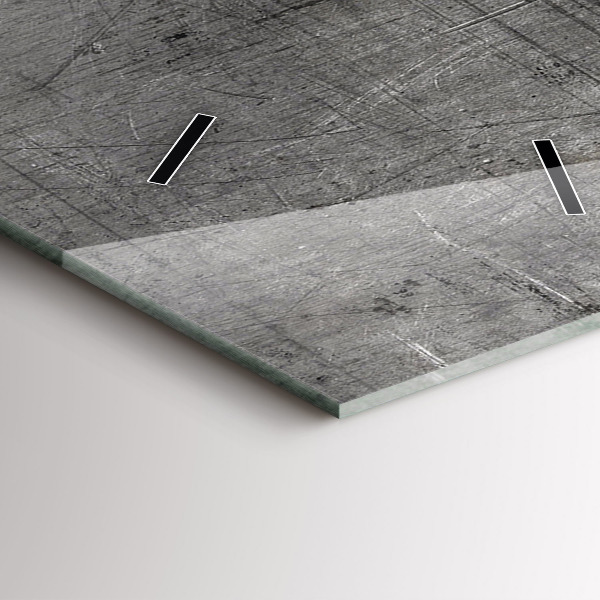 Vertical wall clock Metal wall