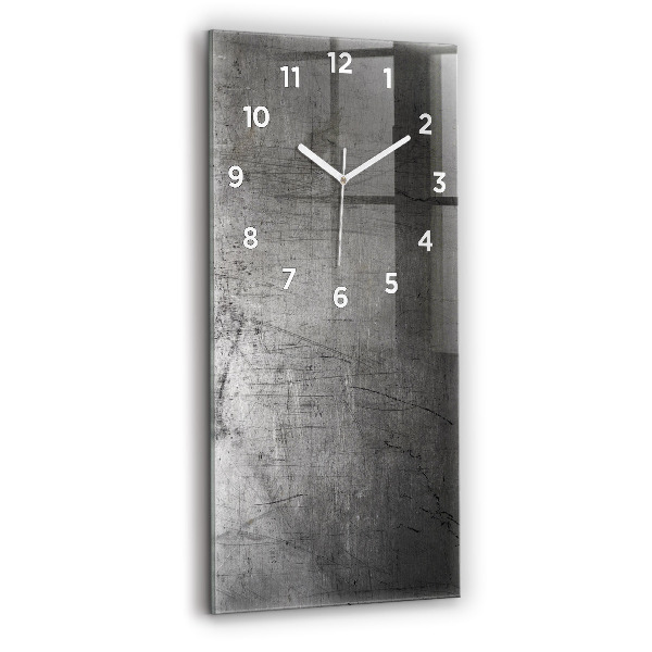 Vertical wall clock Metal wall