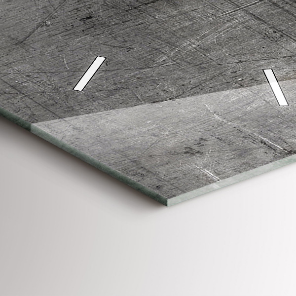 Vertical wall clock Metal wall