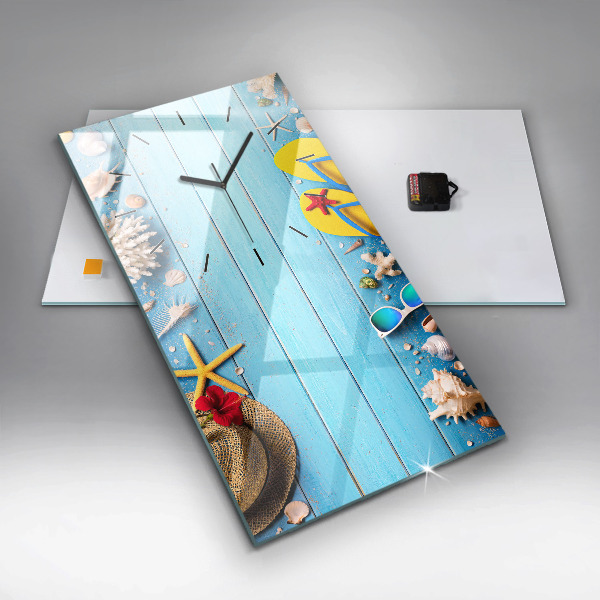 Vertical wall clock Beach accessories