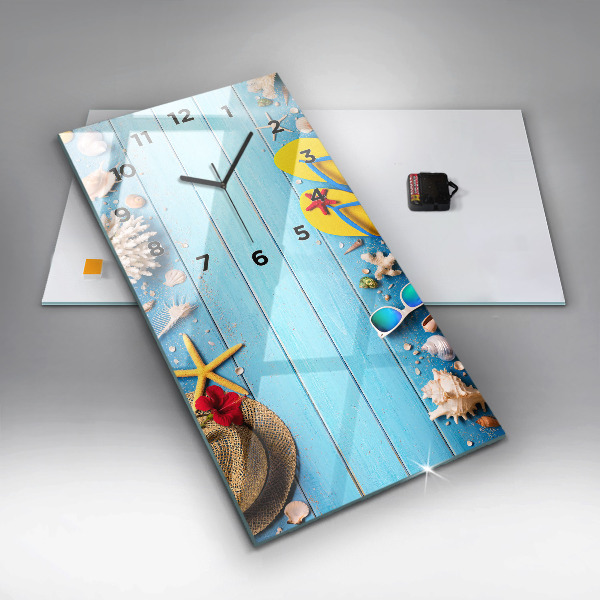 Vertical wall clock Beach accessories