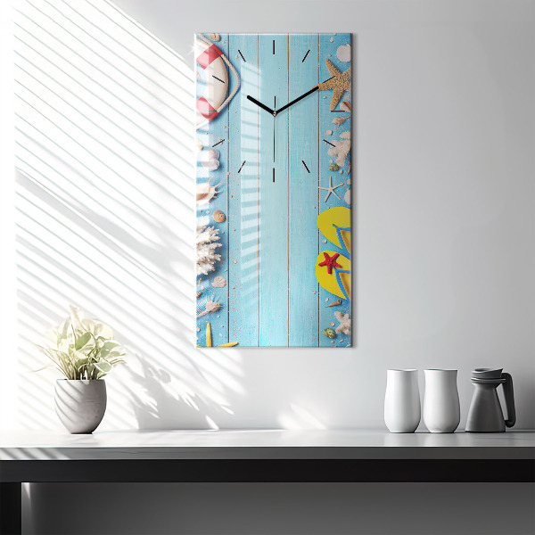 Vertical wall clock Beach accessories