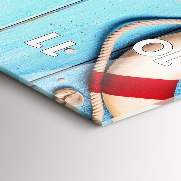 Vertical wall clock Beach accessories