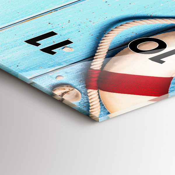 Vertical wall clock Beach accessories