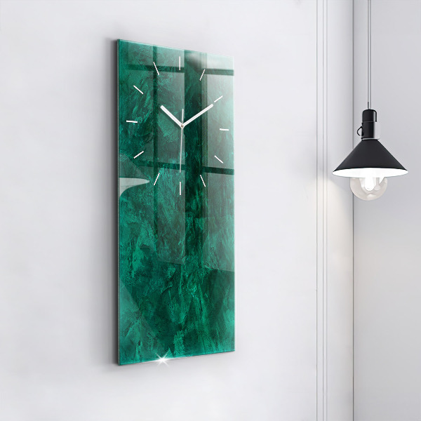 Vertical wall clock Emerald wall