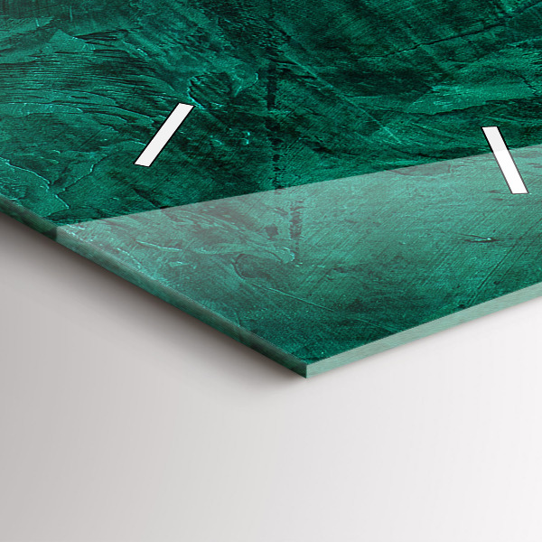 Vertical wall clock Emerald wall