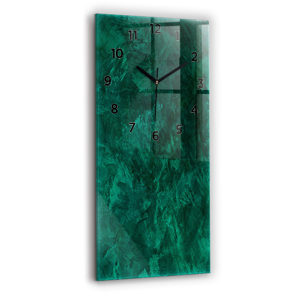 Vertical wall clock Emerald wall