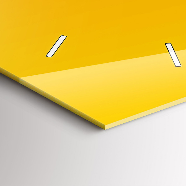 Vertical wall clock Orange