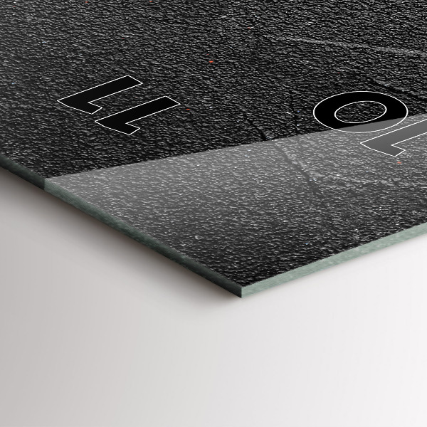 Vertical wall clock Red peppers