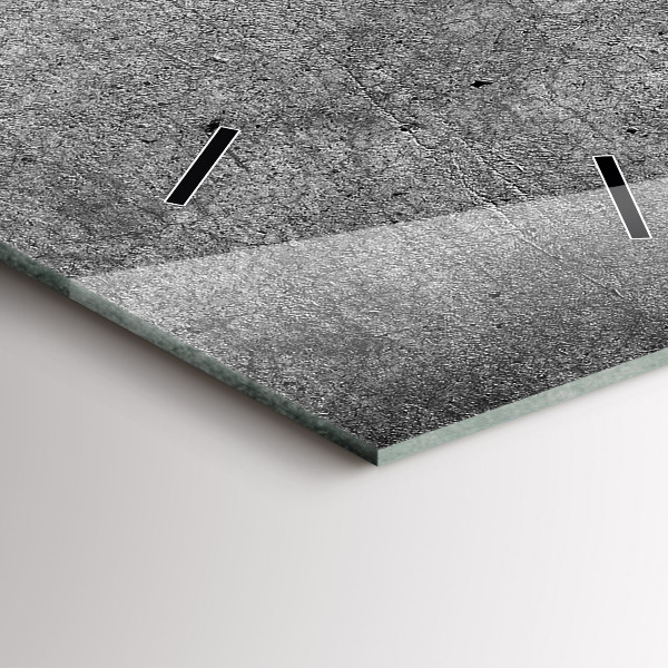 Vertical wall clock Industrial wall