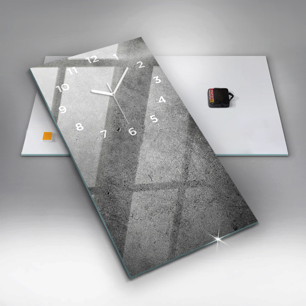 Vertical wall clock Industrial wall