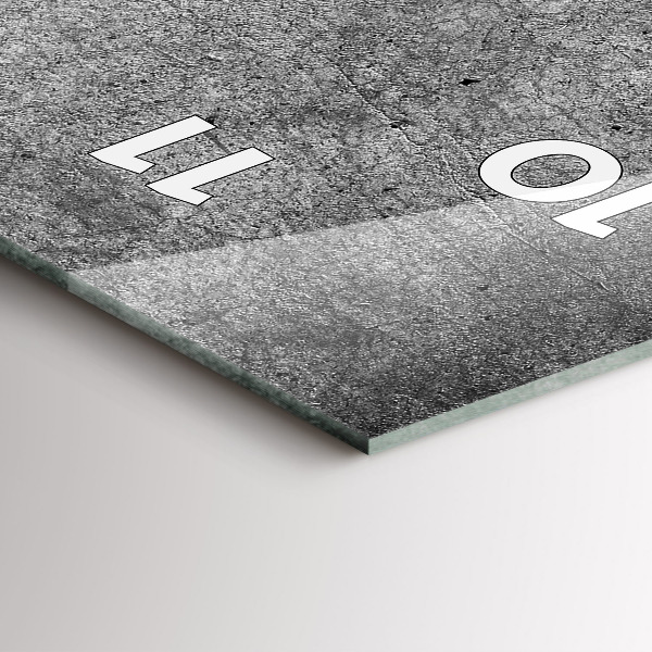 Vertical wall clock Industrial wall