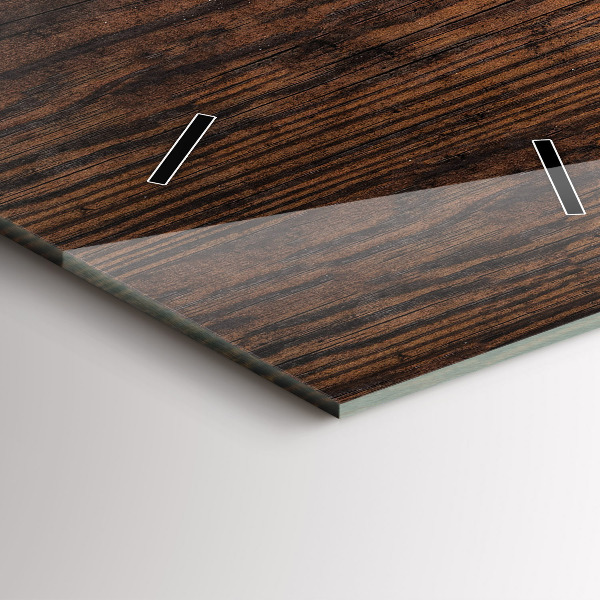 Vertical wall clock Old wood