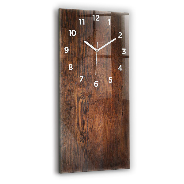 Vertical wall clock Old wood