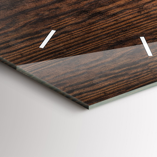 Vertical wall clock Old wood