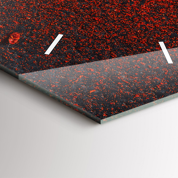 Vertical wall clock Red pepper seasoning