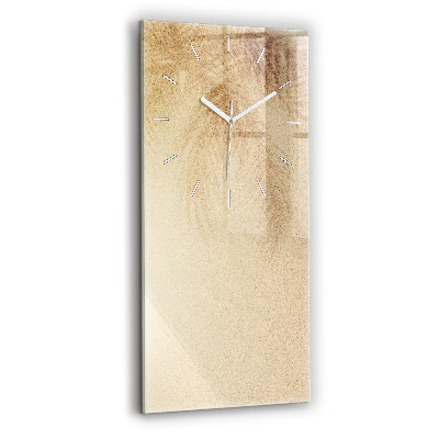Vertical wall clock Golden abstraction