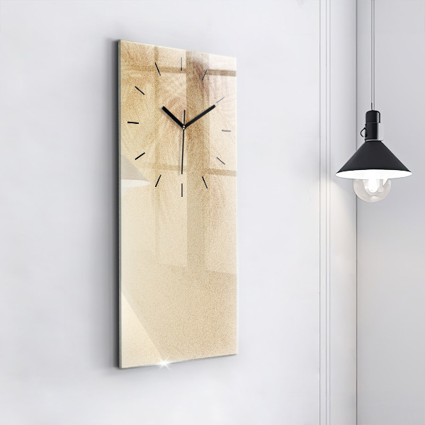Vertical wall clock Golden abstraction