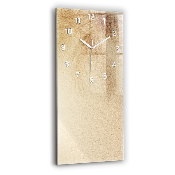 Vertical wall clock Golden abstraction