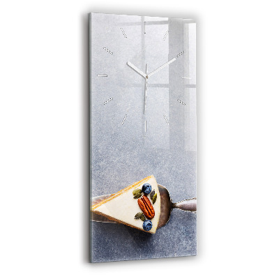 Vertical wall clock A piece of cake