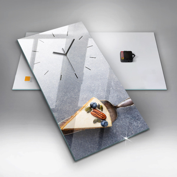 Vertical wall clock A piece of cake