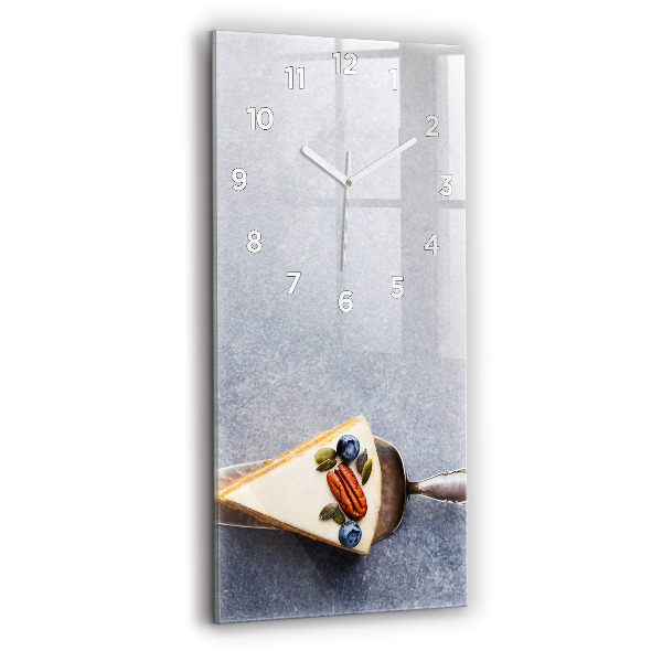 Vertical wall clock A piece of cake
