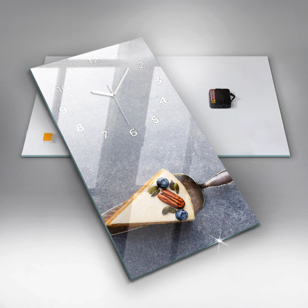 Vertical wall clock A piece of cake