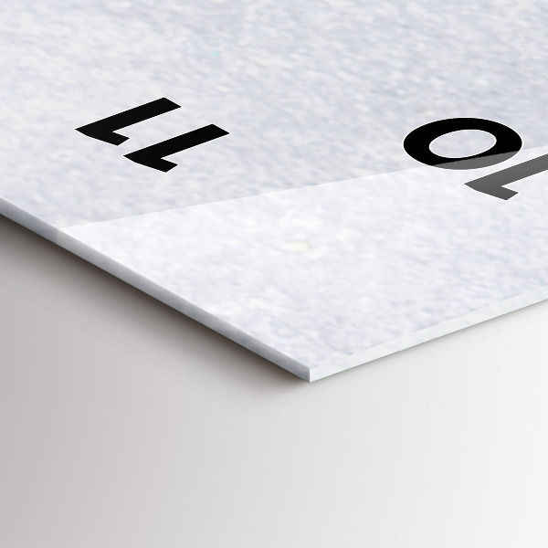 Vertical wall clock A piece of cake