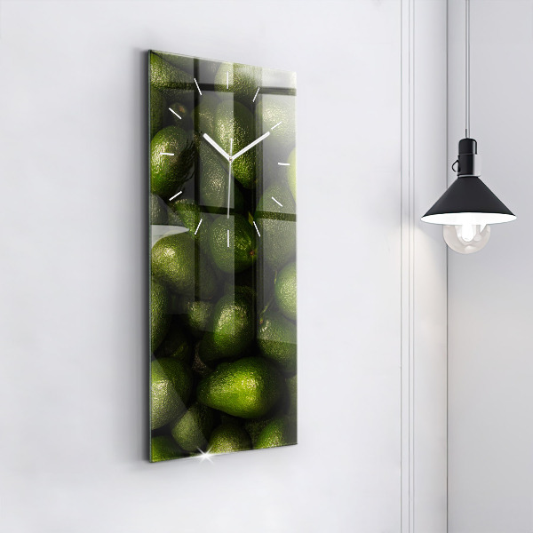Vertical wall clock Avocado