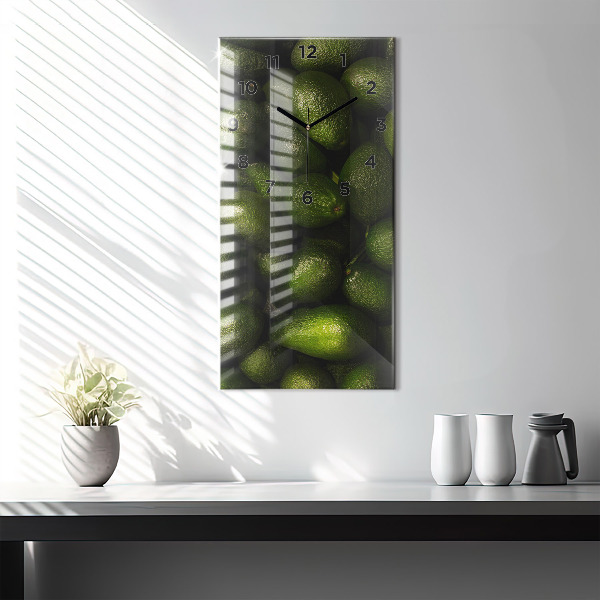 Vertical wall clock Avocado