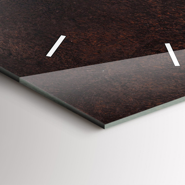 Vertical wall clock A cup of coffee