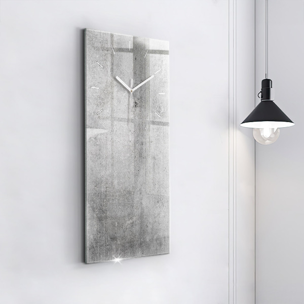 Vertical wall clock Raw wall