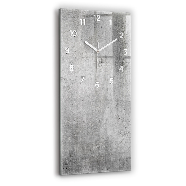 Vertical wall clock Raw wall