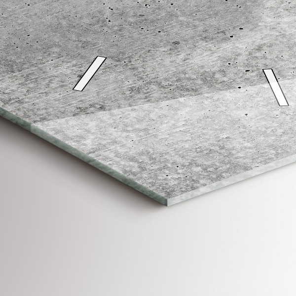 Vertical wall clock Raw wall