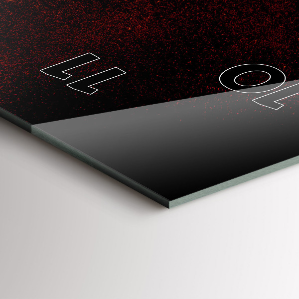 Vertical wall clock Chili peppers