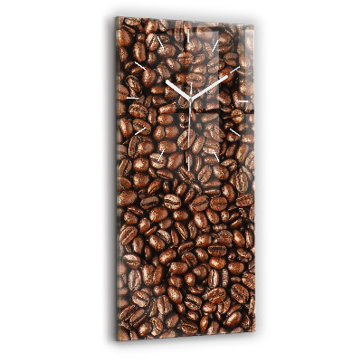 Vertical wall clock Coffee beans